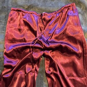 Jones New York Dark Red Lounging Pants